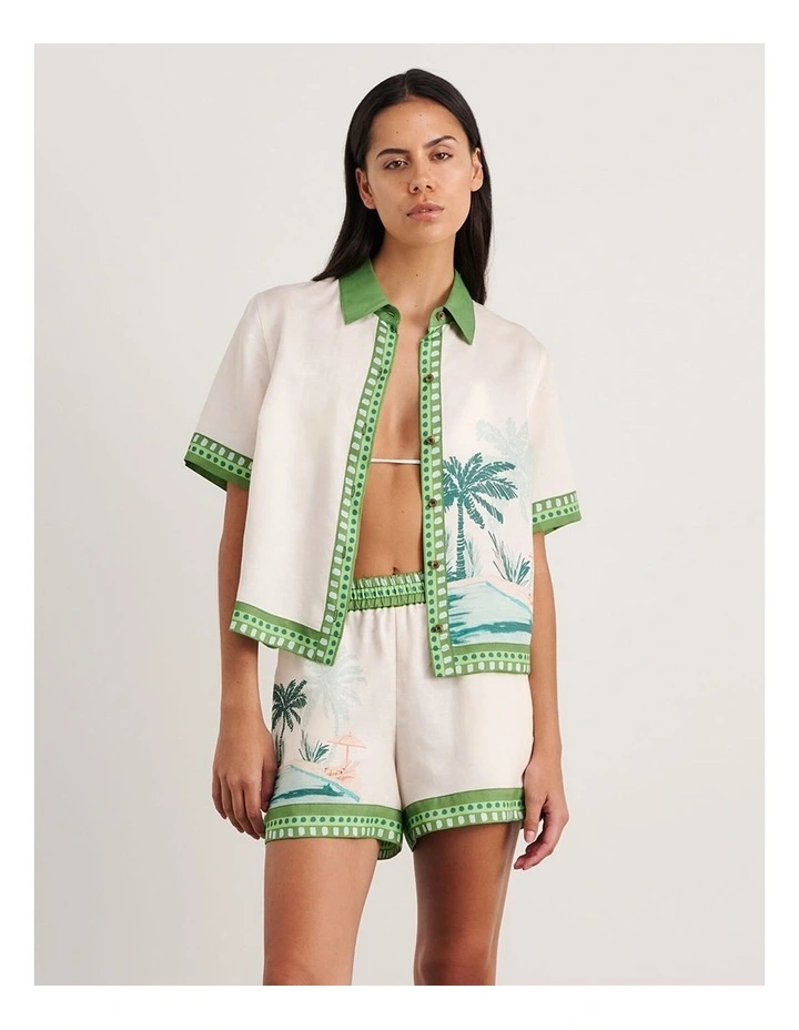 Sunlounger Short Sleeve Shirt in Beige image 1