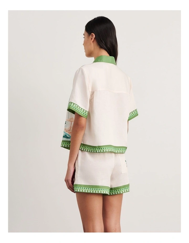 Sunlounger Short Sleeve Shirt in Beige image 2