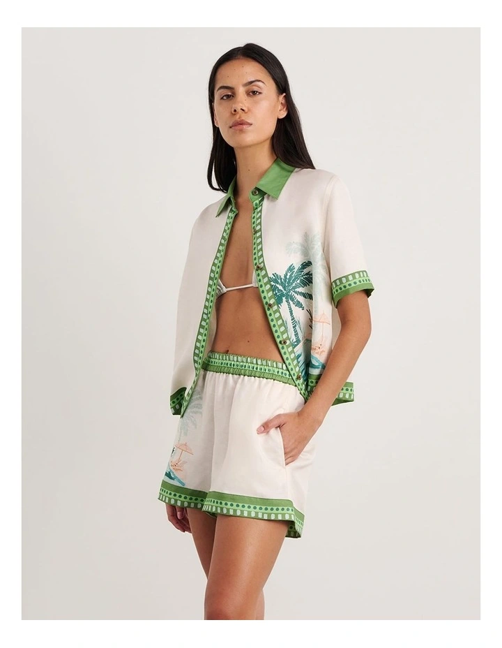 Sunlounger Short Sleeve Shirt in Beige image 3