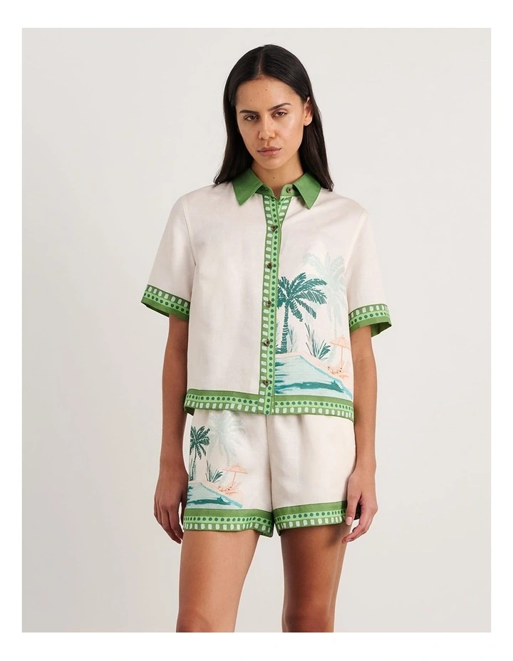 Sunlounger Short Sleeve Shirt in Beige image 6