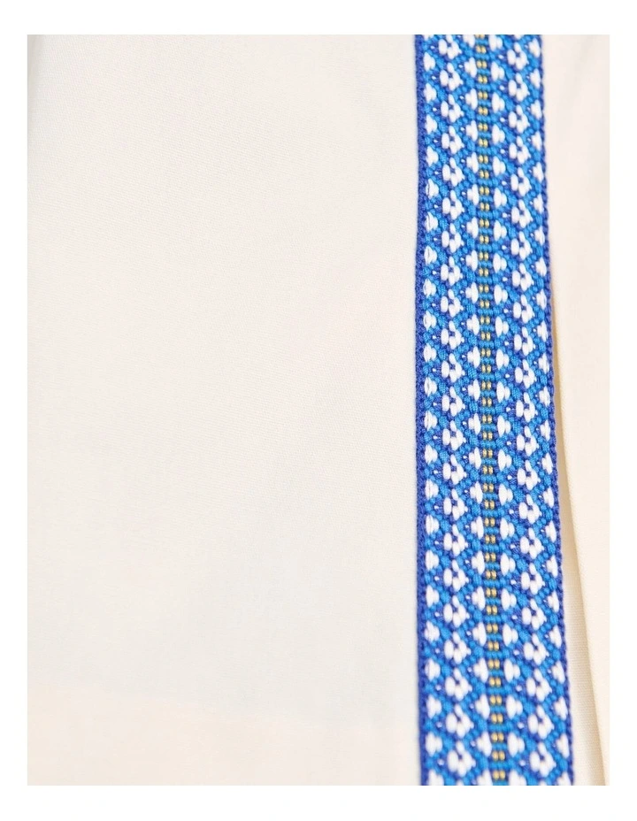 Canvas Contrast Cami in White image 6