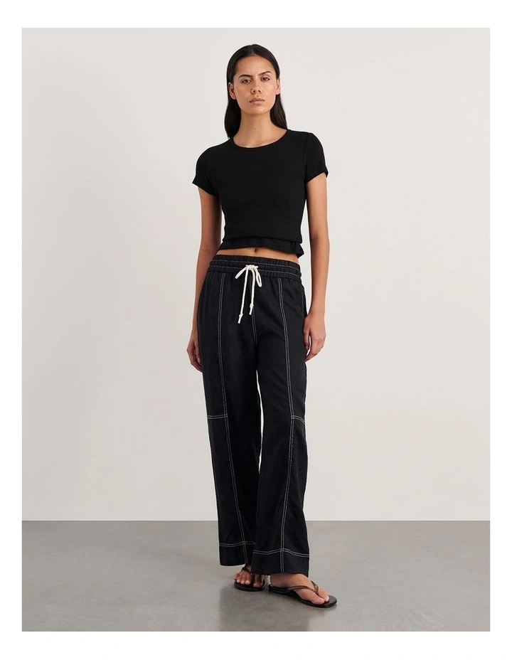 Kate Baby Tee in Black image 7