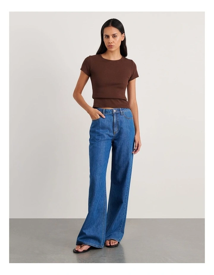 Kate Baby Tee in Brown image 5