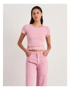 Kate Baby Tee in Pink