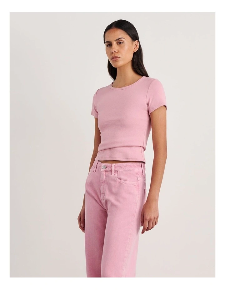 Kate Baby Tee in Pink image 3