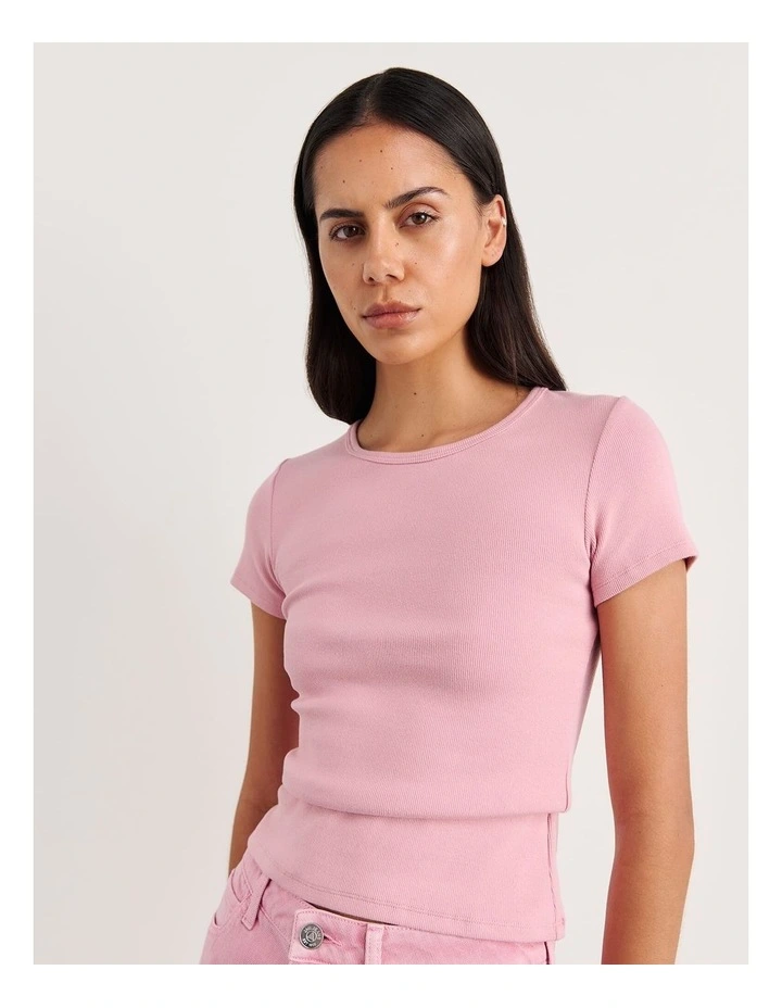 Kate Baby Tee in Pink image 4