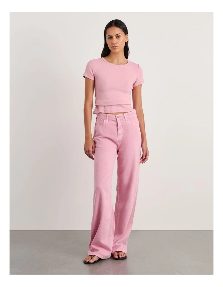 Kate Baby Tee in Pink image 5