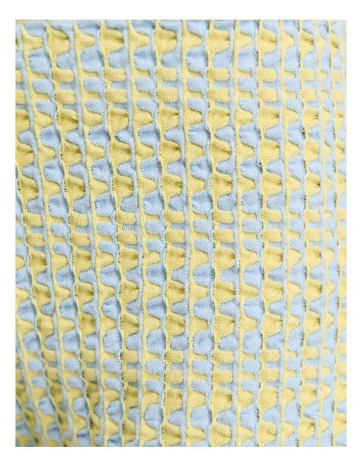 Kelly Contrast Knit Tank in Multi image 7