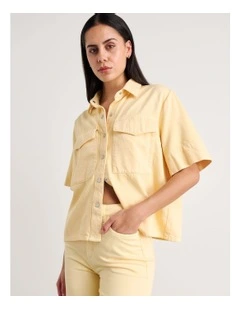 Loe Denim Shirt in Yellow