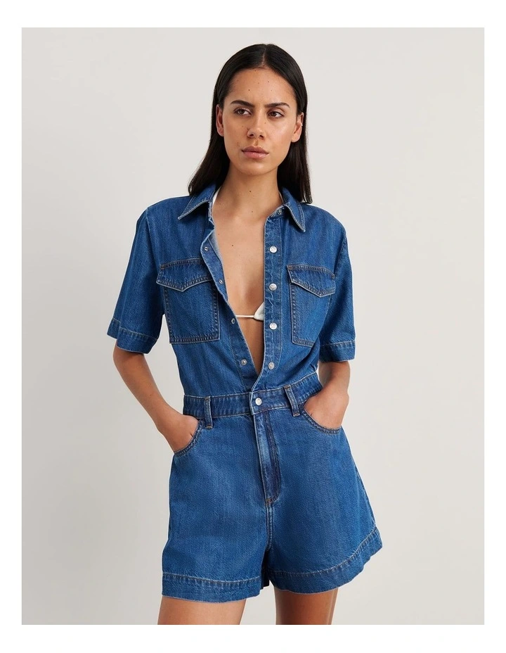 Loe Denim Playsuit image 1