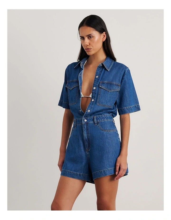 Loe Denim Playsuit image 3