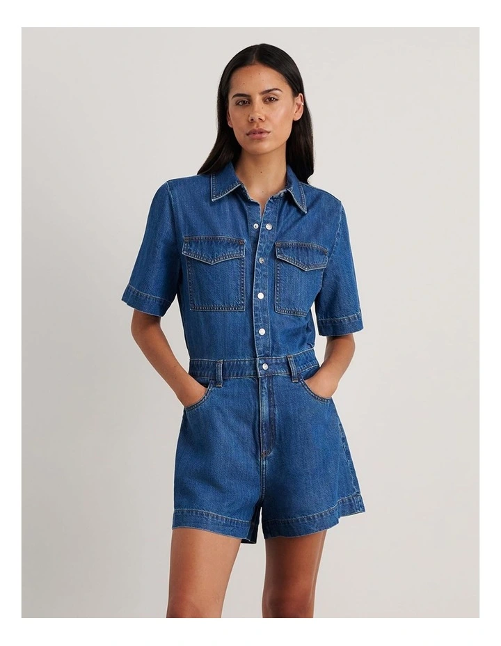 Loe Denim Playsuit image 5