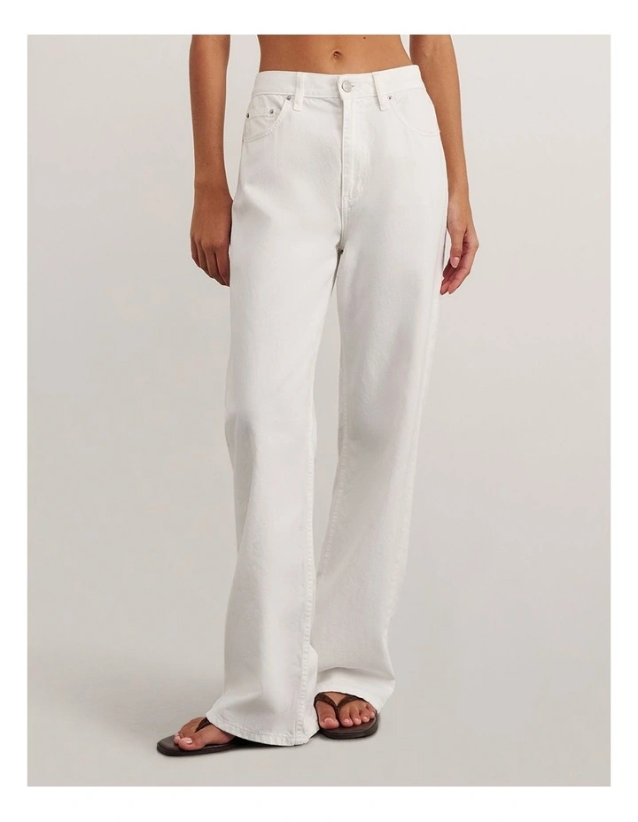 Carrie Slouch Jean in White image 1