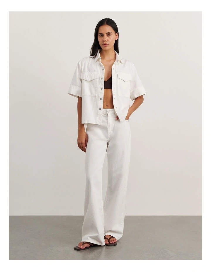 Carrie Slouch Jean in White image 4