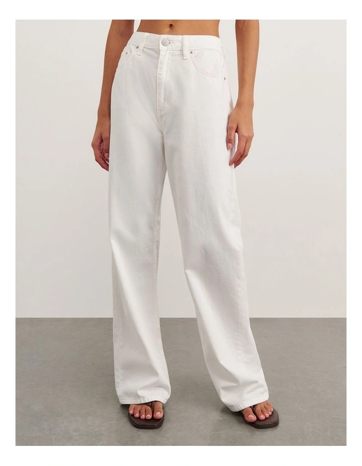 Carrie Slouch Jean in White image 5