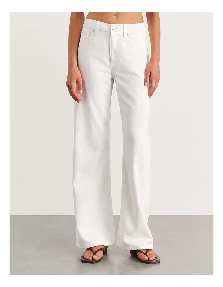 Carrie Slouch Jean in White image 5
