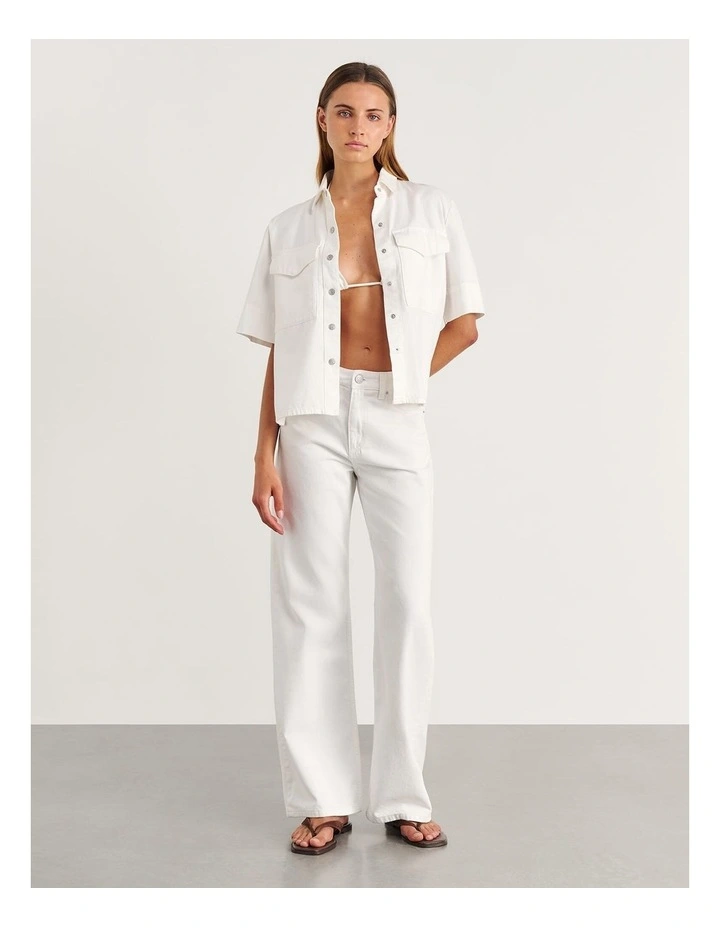 Carrie Slouch Jean in White image 6