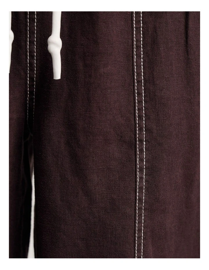 Sabine Linen Relaxed Leg Pant image 6