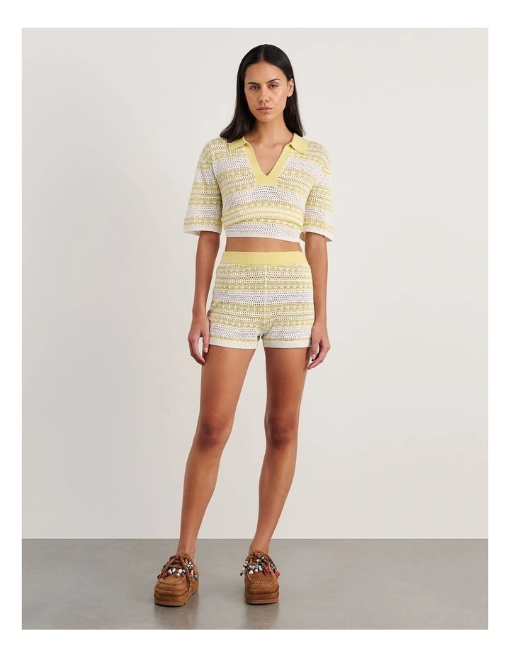 Brita Stripe Pull On Short image 5