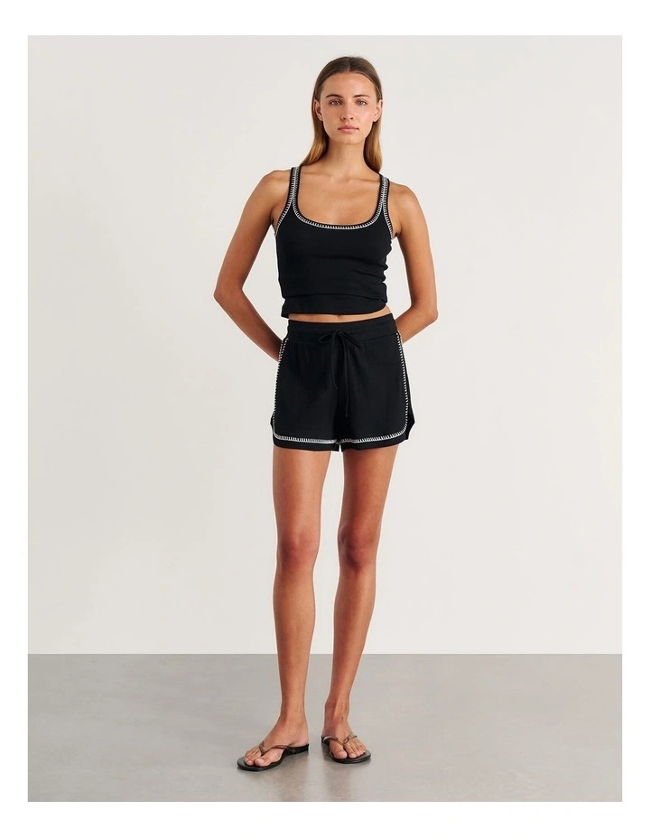 Celina Blanket Stitch Short image 3