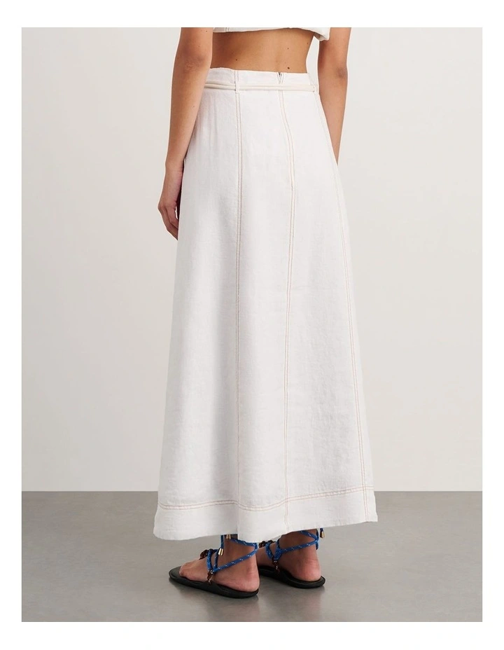 Sabine Linen Maxi Skirt image 2