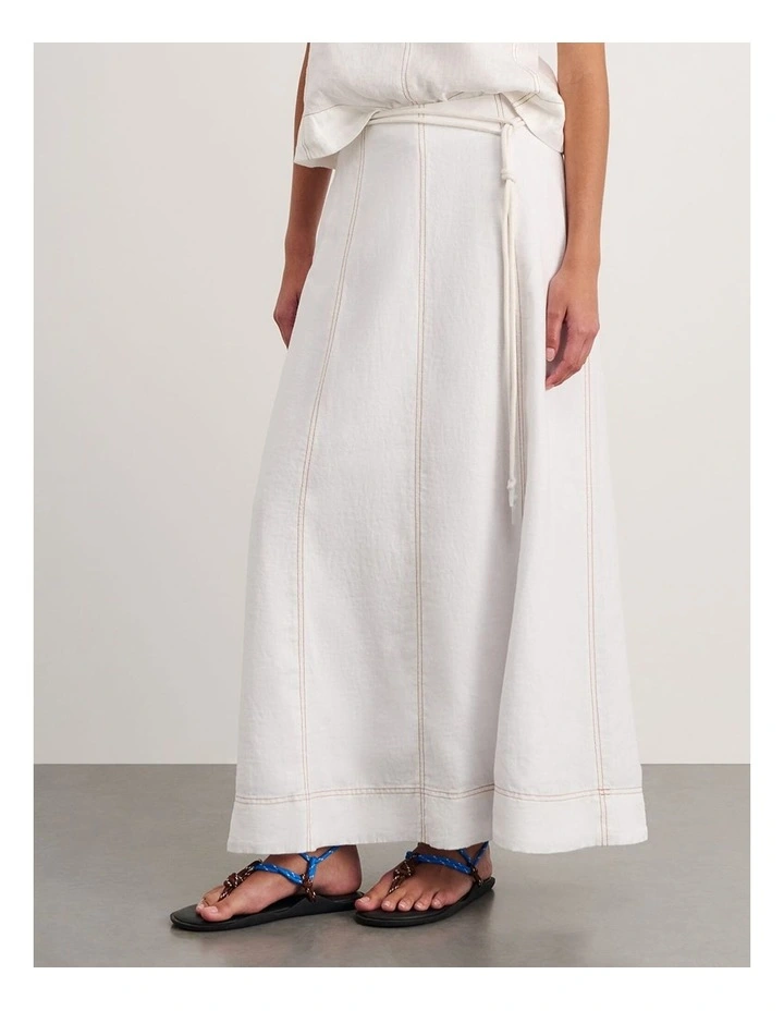 Sabine Linen Maxi Skirt image 3