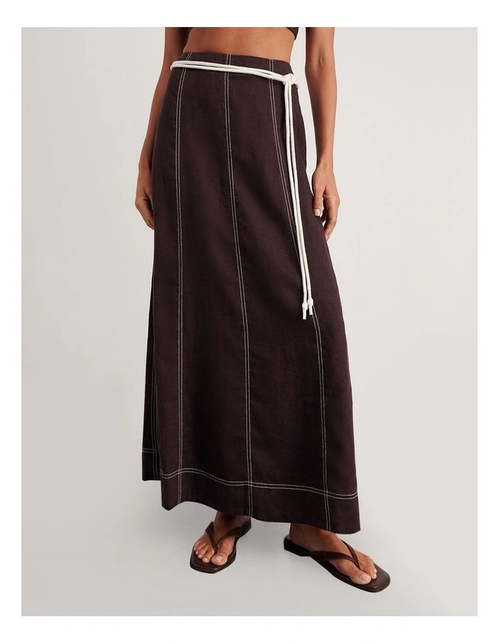 Sabine Linen Maxi Skirt image 1