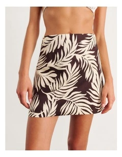 Roam Mini Skirt in Cream