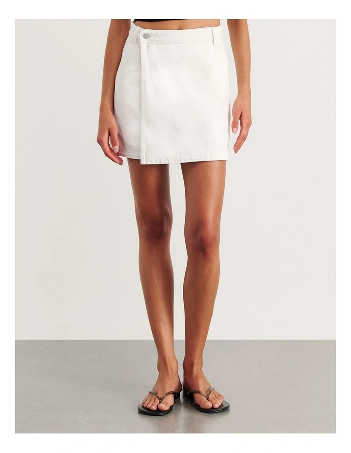 Anais Mini Denim Wrap Skirt image 5