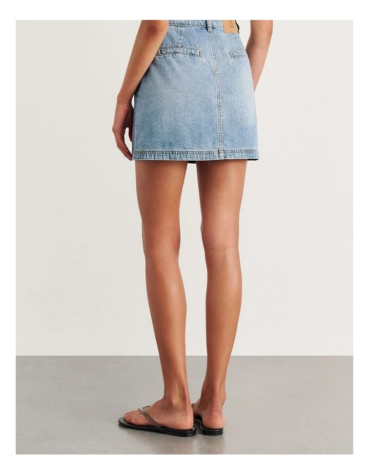 Anais Mini Denim Wrap Skirt image 2