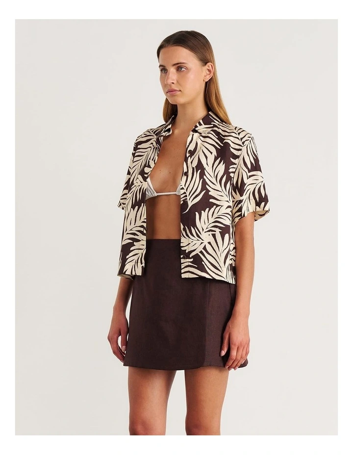 Roam Short Sleeve Shirt in Cream image 3