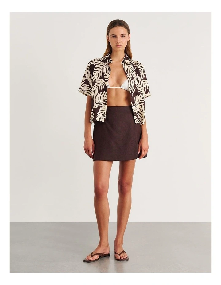 Roam Short Sleeve Shirt in Cream image 6