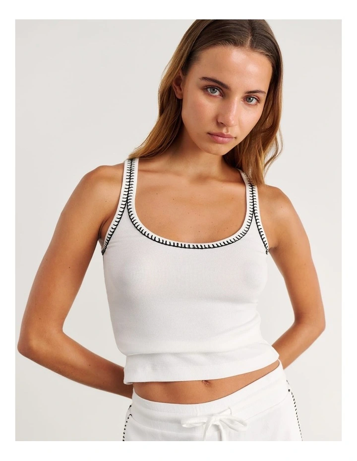 Celina Blanket Stitch Tank image 4