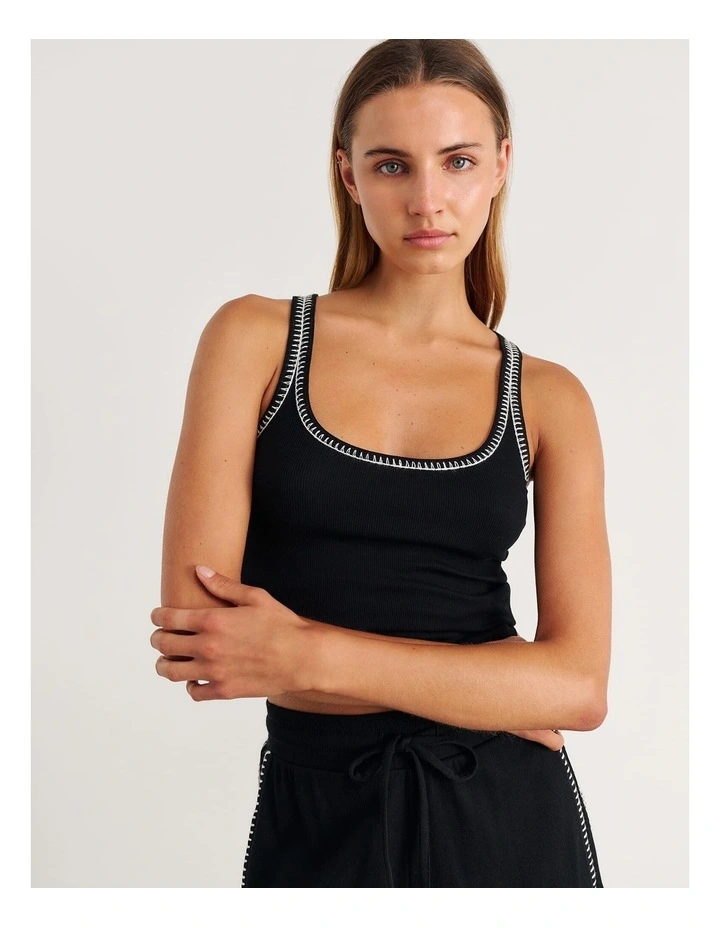 Celina Blanket Stitch Tank image 4