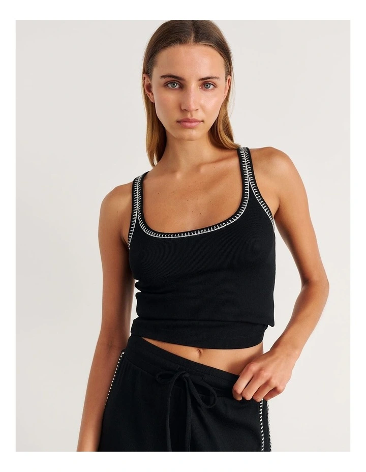 Celina Blanket Stitch Tank image 6