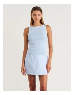 Lydia Contrast Knit Tank