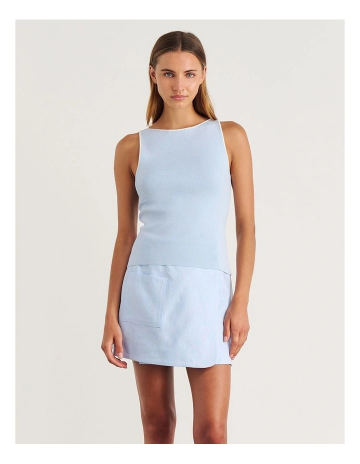 Lydia Contrast Knit Tank image 1