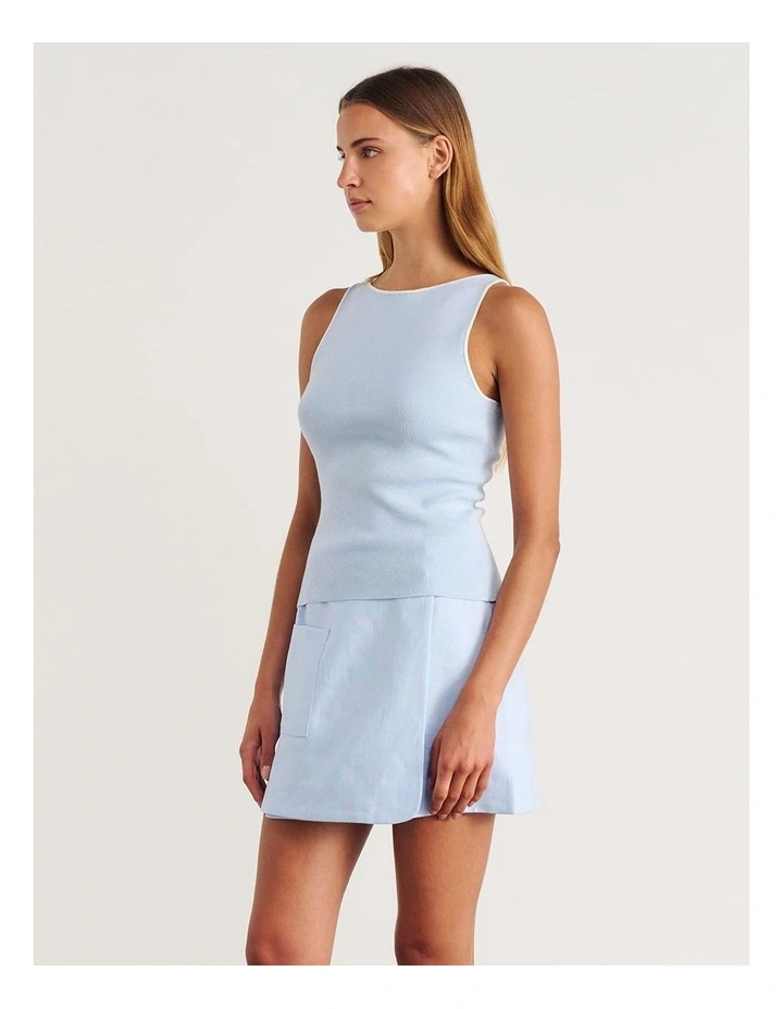 Lydia Contrast Knit Tank image 3