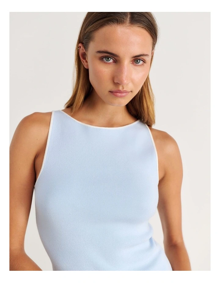 Lydia Contrast Knit Tank image 4