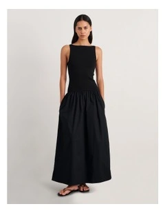 Emma Mixed Media Dress