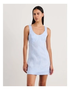 Daphne Linen Mini Dress