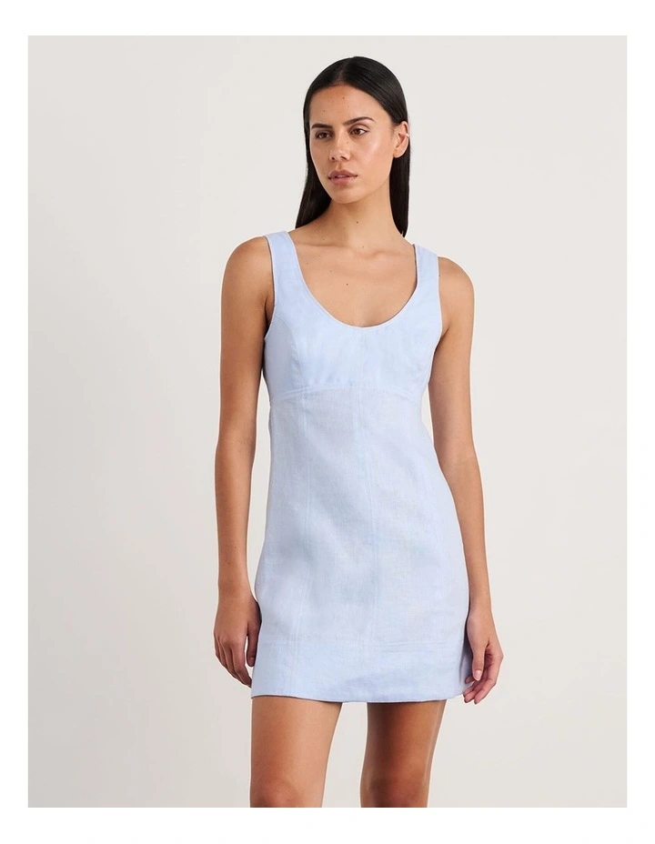 Daphne Linen Mini Dress image 1
