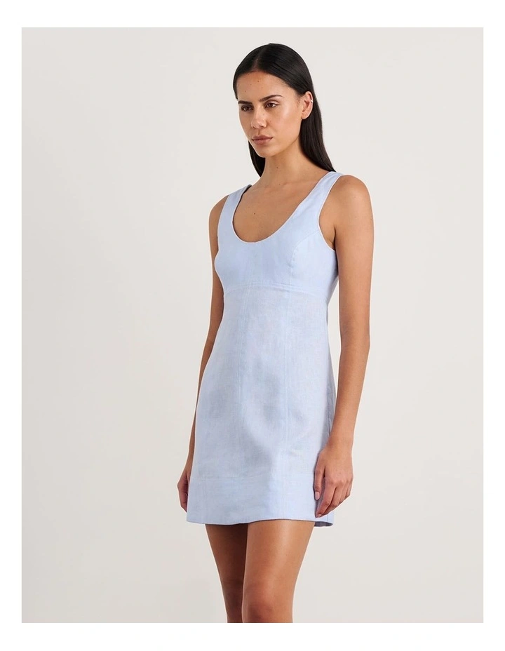 Daphne Linen Mini Dress image 3