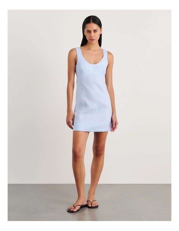 Daphne Linen Mini Dress image 4