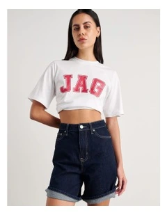 Aston Short Sleeve Tee in White