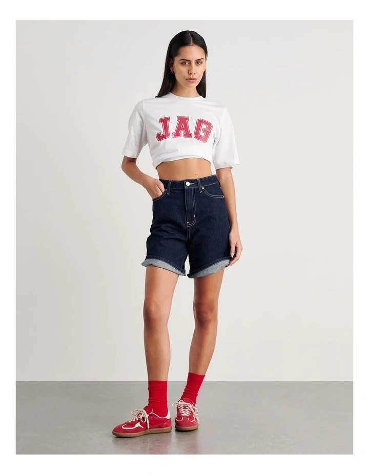 Aston Short Sleeve Tee in White image 5