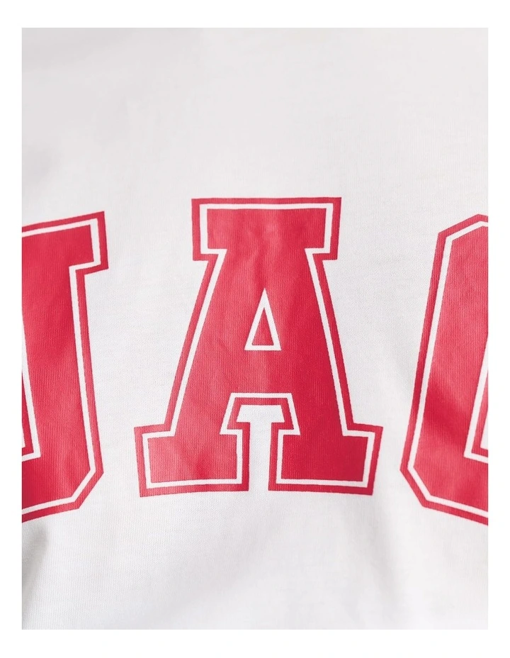 Aston Short Sleeve Tee in White image 7