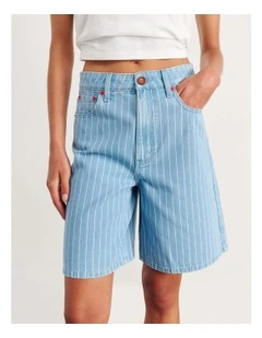 Nfw Stripe Denim Short