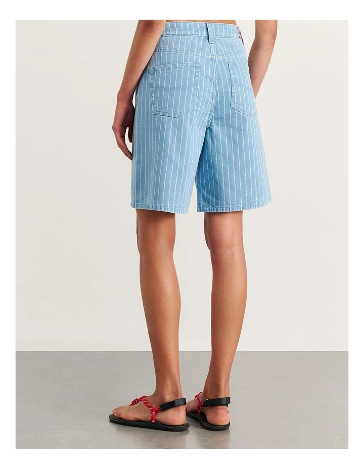 Nfw Stripe Denim Short image 2
