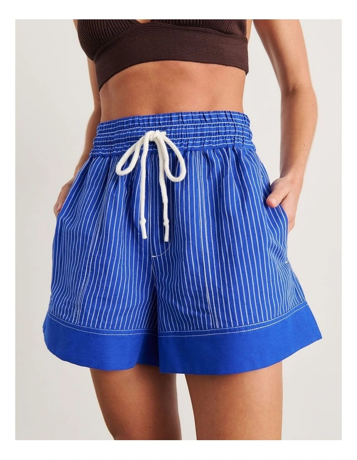 Gigi Stripe Pull On Short image 1